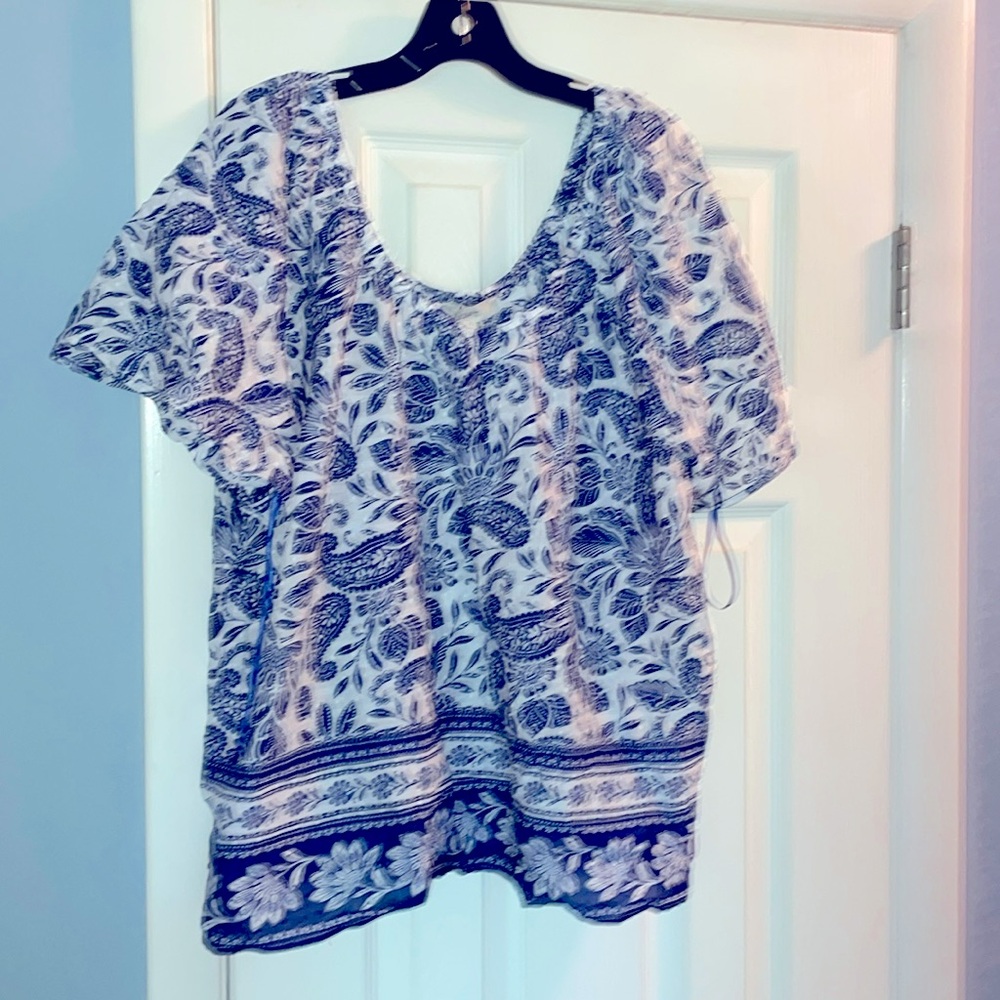 Loft summer top.  Size XXL Brand new with tags! Gorgeous!